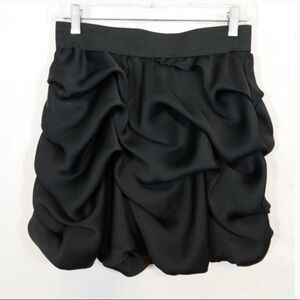 THREE pink hearts trixi black mini skirt